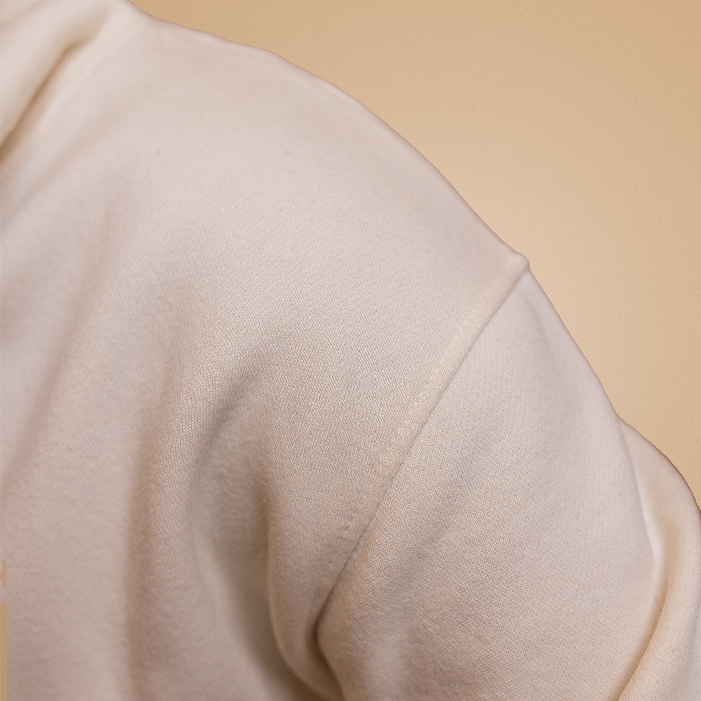 Beige Oversized Hoodie