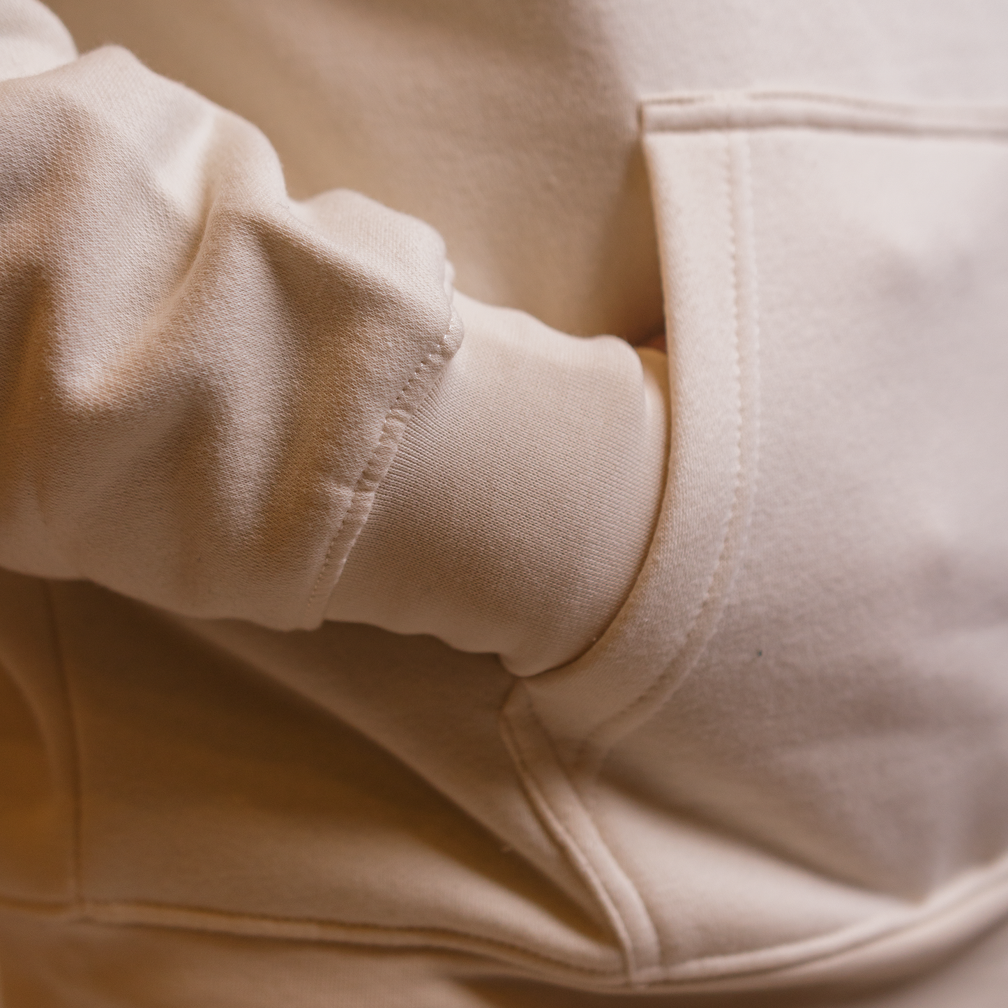 Beige Oversized Hoodie