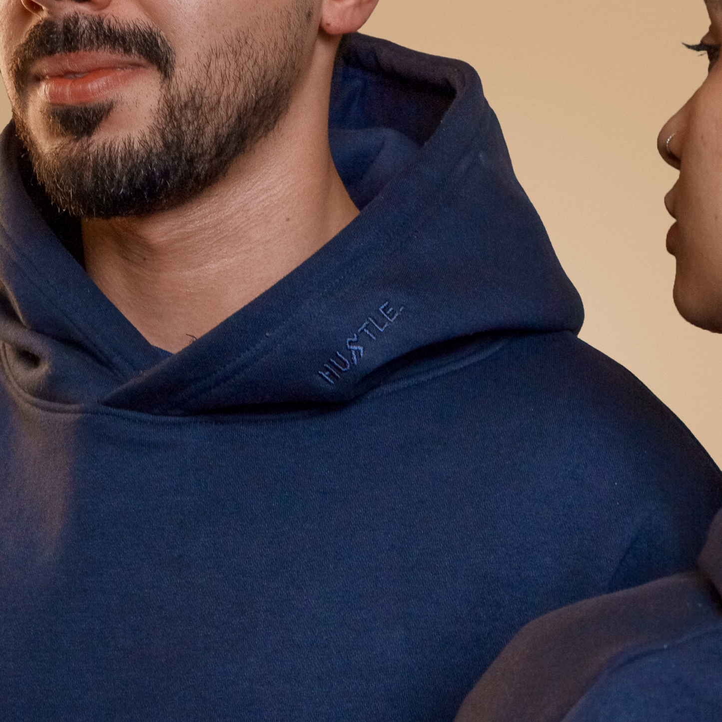 Navy Blue Oversized Hoodie