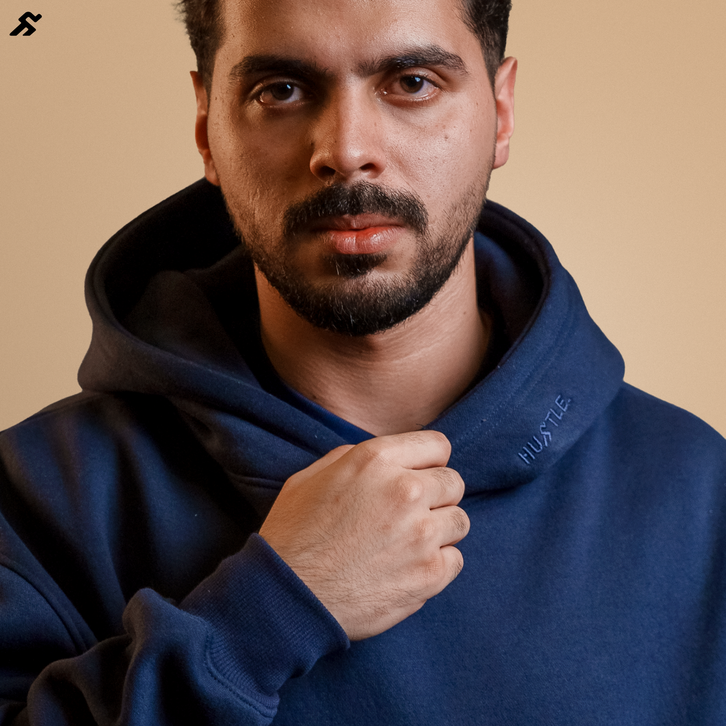 Navy Blue Oversized Hoodie